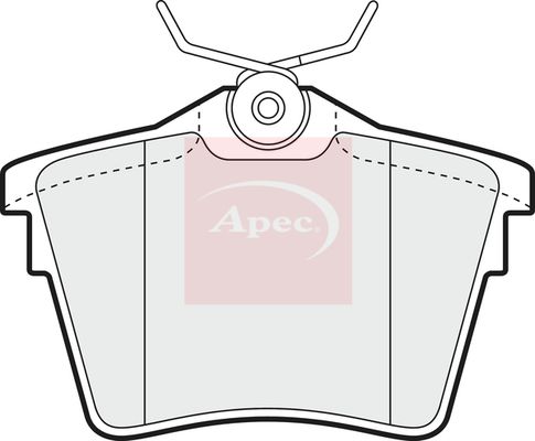 Apec PAD1426 Brake Pad Set, disc brake - 1