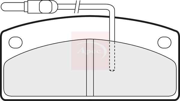 Apec PAD1430 Brake Pad Set, disc brake - 1