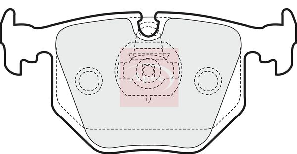 Apec PAD1431 Brake Pad Set, disc brake - 1