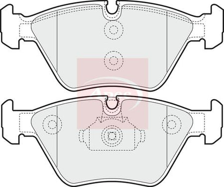 Apec PAD1432 Brake Pad Set, disc brake - 1