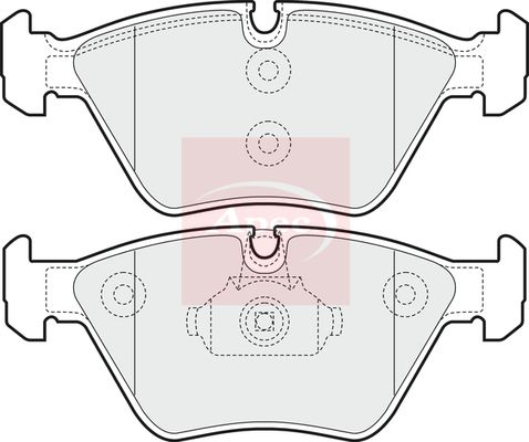 Apec PAD1432 Brake Pad Set, disc brake - 1