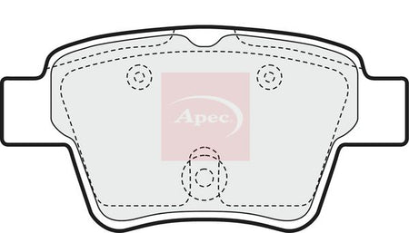 Apec PAD1433 Brake Pad Set, disc brake - 1