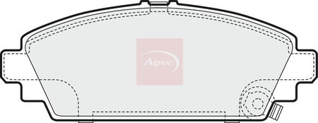 Apec PAD1435 Brake Pad Set, disc brake - 1