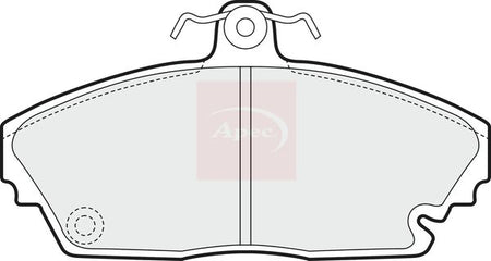 Apec PAD1437 Brake Pad Set, disc brake - 1