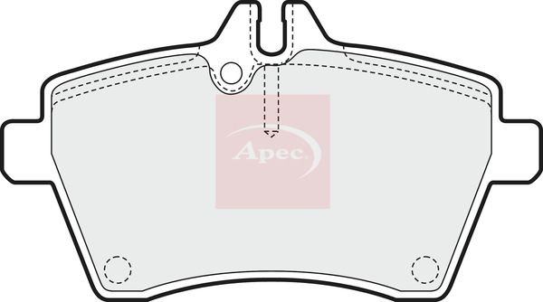 Apec PAD1439 Brake Pad Set, disc brake - 1