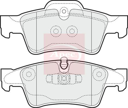Apec PAD1440 Brake Pad Set, disc brake - 1