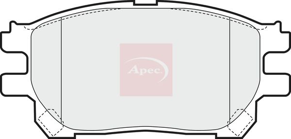 Apec PAD1445 Brake Pad Set, disc brake - 1