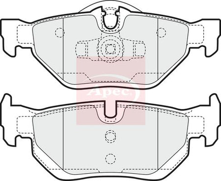 Apec PAD1447 Brake Pad Set, disc brake - 1