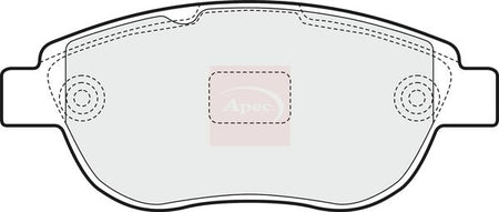 Apec PAD1450 Brake Pad Set, disc brake - 1