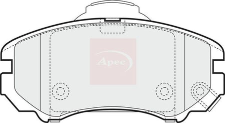 Apec PAD1451 Brake Pad Set, disc brake - 1
