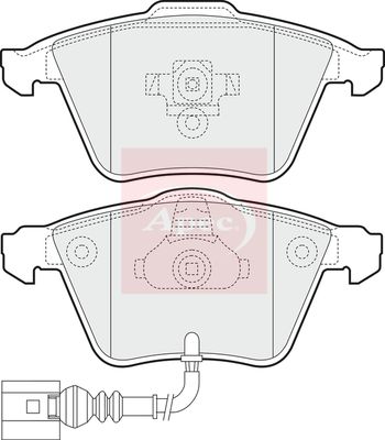 Apec PAD1452 Brake Pad Set, disc brake - 1