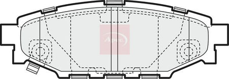 Apec PAD1453 Brake Pad Set, disc brake - 1