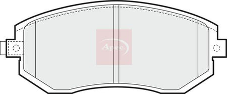 Apec PAD1454 Brake Pad Set, disc brake - 1