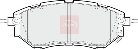Apec PAD1455 Brake Pad Set, disc brake - 1