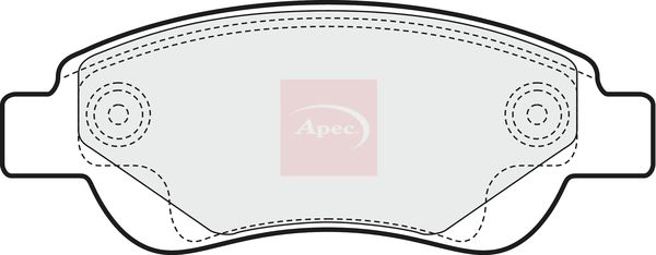 Apec PAD1460 Brake Pad Set, disc brake - 1