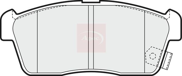 Apec PAD1463 Brake Pad Set, disc brake - 1