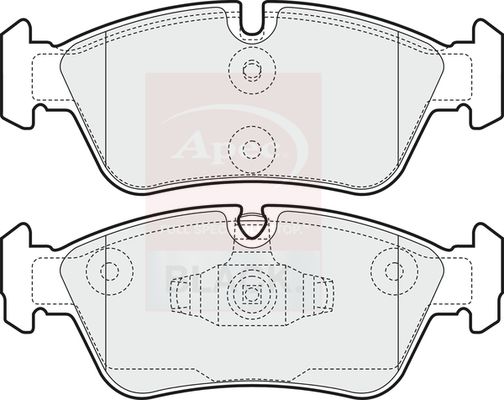 Apec PAD1464B Brake Pad Set, disc brake - 1