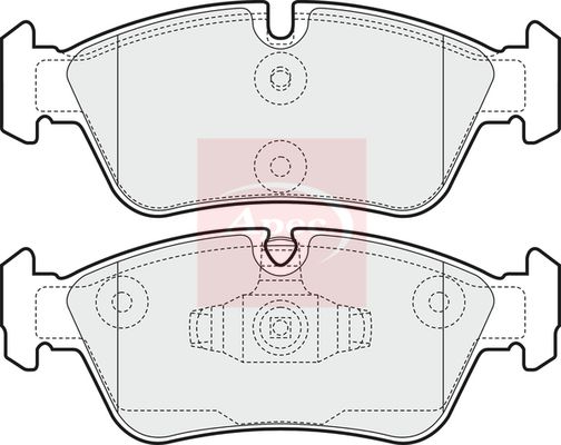 Apec PAD1464 Brake Pad Set, disc brake - 1