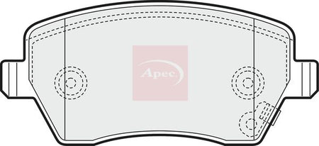 Apec PAD1466 Brake Pad Set, disc brake - 1