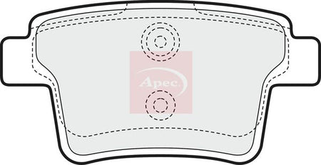 Apec PAD1467 Brake Pad Set, disc brake - 1