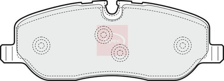 Apec PAD1468 Brake Pad Set, disc brake - 1