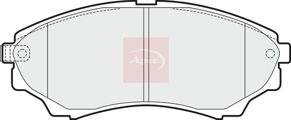 Apec PAD1470 Brake Pad Set, disc brake - 1