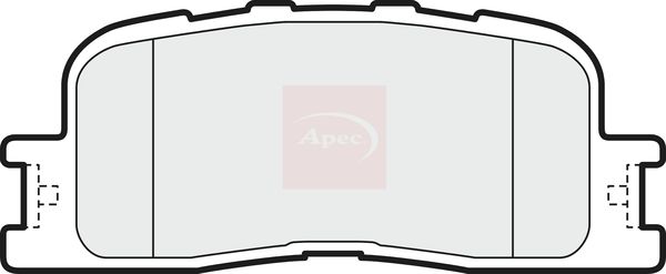 Apec PAD1471 Brake Pad Set, disc brake - 1