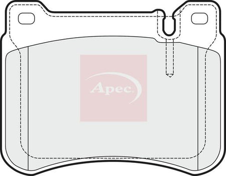 Apec PAD1473 Brake Pad Set, disc brake - 1