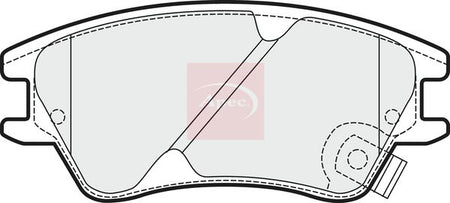 Apec PAD1474 Brake Pad Set, disc brake - 1