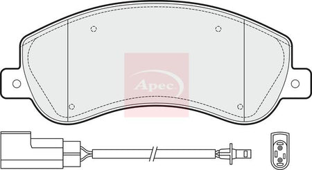 Apec PAD1475 Brake Pad Set, disc brake - 1