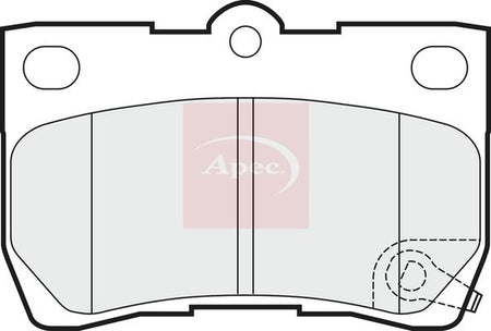 Apec PAD1482 Brake Pad Set, disc brake - 1