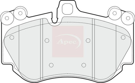 Apec PAD1483 Brake Pad Set, disc brake - 1