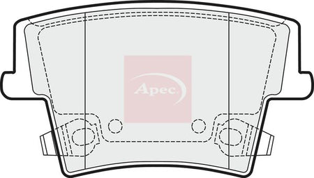 Apec PAD1485 Brake Pad Set, disc brake - 1
