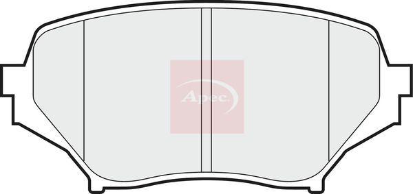 Apec PAD1486 Brake Pad Set, disc brake - 1