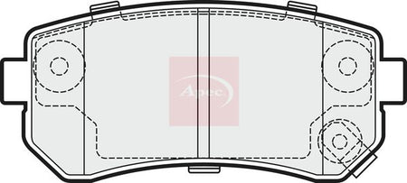 Apec PAD1487 Brake Pad Set, disc brake - 1