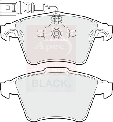 Apec PAD1496B Brake Pad Set, disc brake - 1