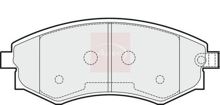 Apec PAD1504 Brake Pad Set, disc brake - 1