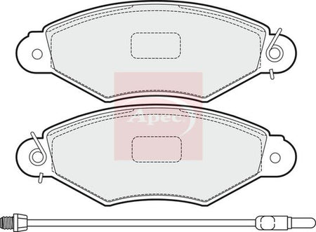 Apec PAD1505 Brake Pad Set, disc brake - 1
