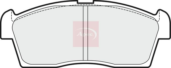 Apec PAD1510 Brake Pad Set, disc brake - 1