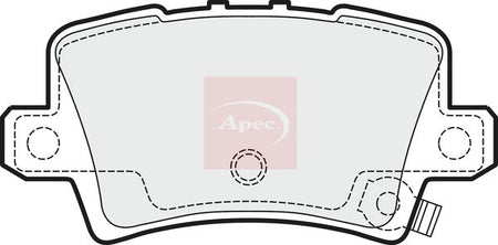 Apec PAD1511 Brake Pad Set, disc brake - 1