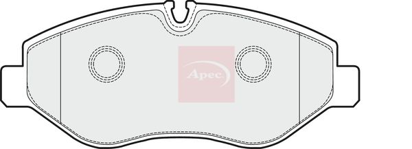 Apec PAD1515 Brake Pad Set, disc brake - 1