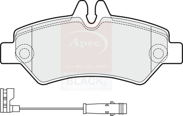 Apec PAD1516B Brake Pad Set, disc brake - 1