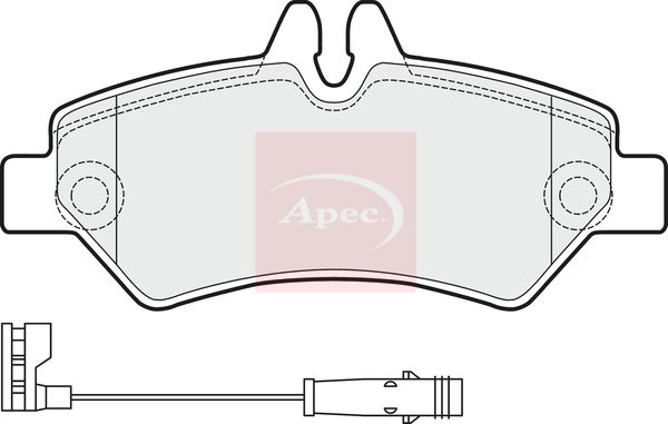 Apec PAD1516 Brake Pad Set, disc brake - 1