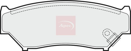 Apec PAD1520 Brake Pad Set, disc brake - 1