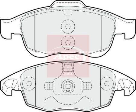 Apec PAD1525 Brake Pad Set, disc brake - 1
