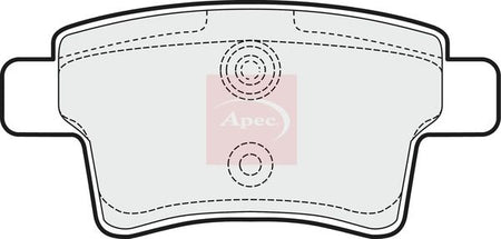 Apec PAD1526 Brake Pad Set, disc brake - 1