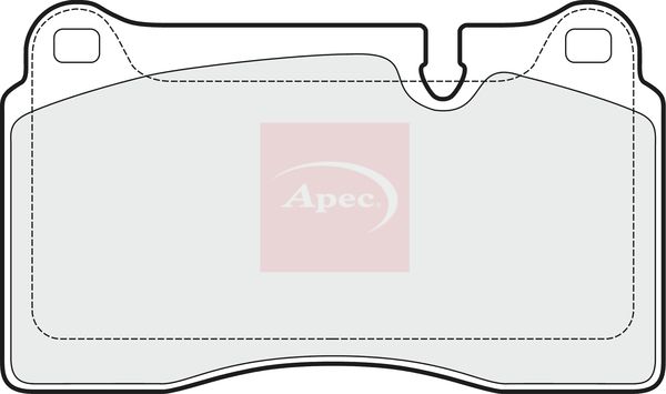Apec PAD1527 Brake Pad Set, disc brake - 1