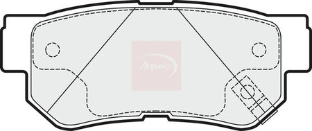 Apec PAD1528 Brake Pad Set, disc brake - 1