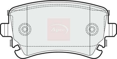 Apec PAD1529 Brake Pad Set, disc brake - 1