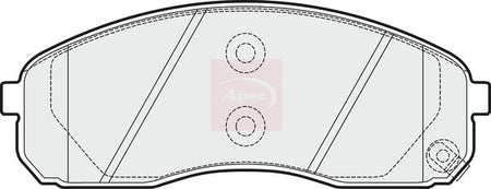 Apec PAD1530 Brake Pad Set, disc brake - 1
